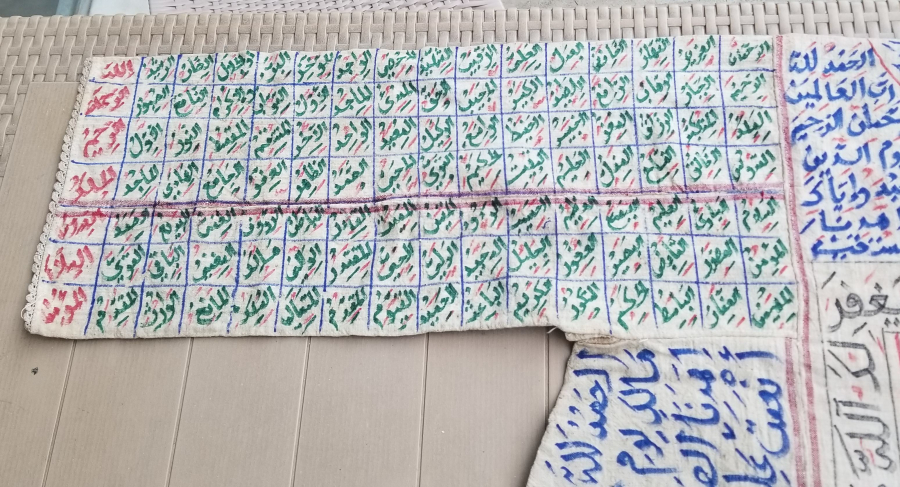 EL YAPIMI - EL YAZMA ANTİKA DUALI GÖMLEK