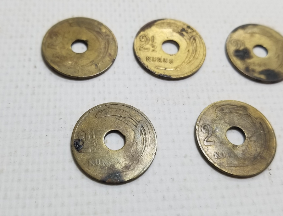 1948-1949 YILLARINA AİT KOLEKSİYONLUK DELİK 2,5 KURUŞ LOTU