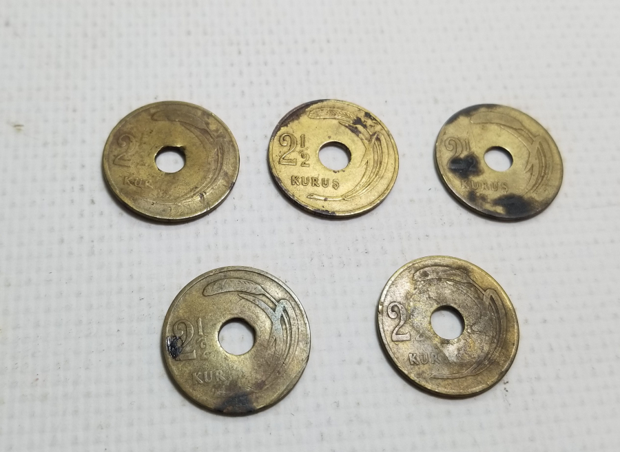 1948-1949 YILLARINA AİT KOLEKSİYONLUK DELİK 2,5 KURUŞ LOTU