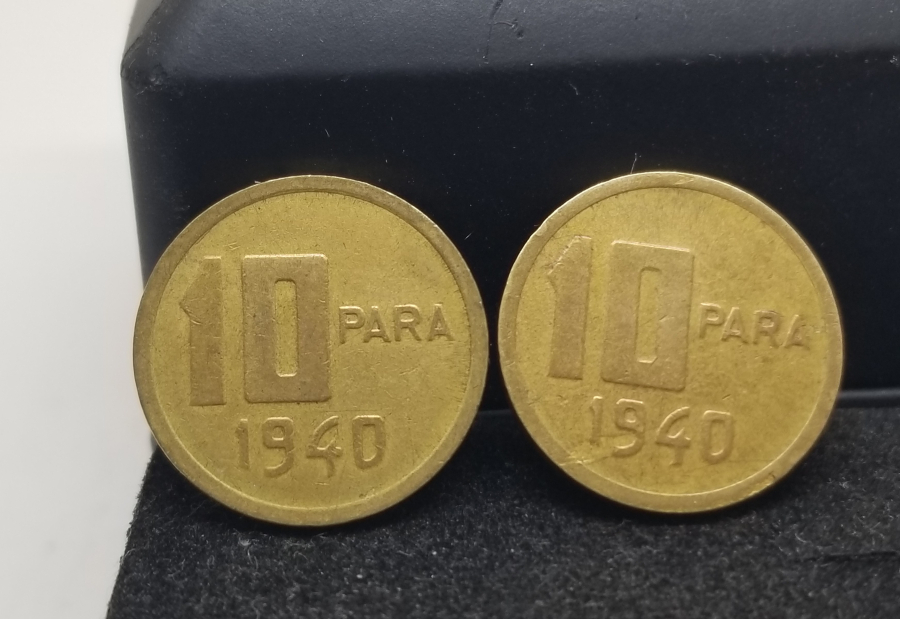 1940 YILI KOLEKSİYONLUK 2 ADET 10 PARA