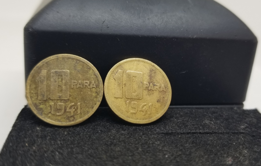 1941 YILI KOLEKSİYONLUK 2 ADET 10 PARA