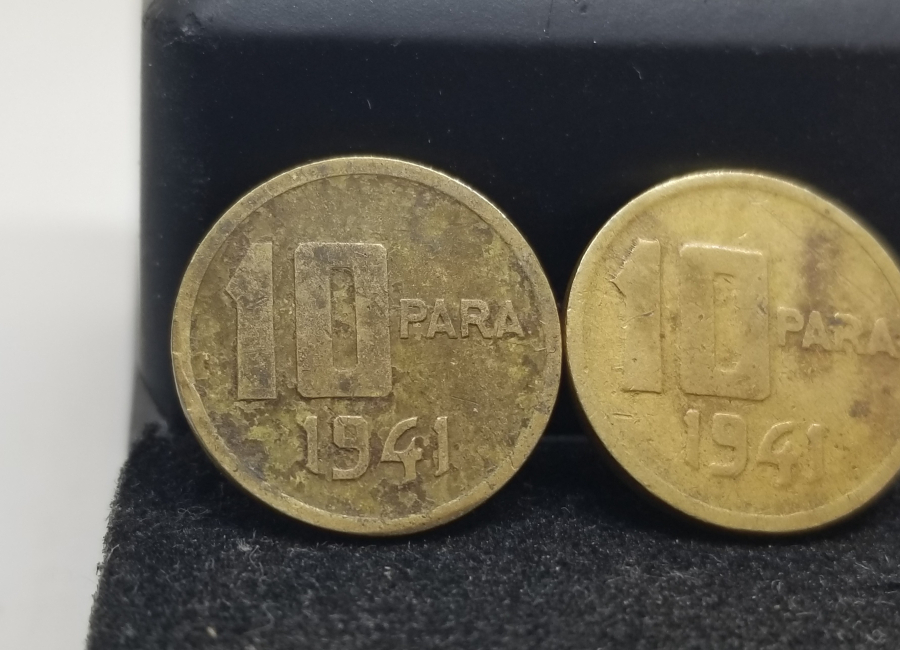 1941 YILI KOLEKSİYONLUK 2 ADET 10 PARA