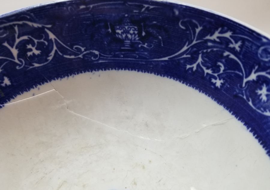 ALLAH HEKİMLERİ KORUSUN YAZILI OSMANLI DÖNEMİ ÇOK NADİR AY YILDIZ DAMGALI PORSELEN KASE