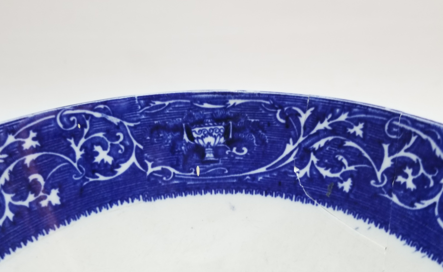 ALLAH HEKİMLERİ KORUSUN YAZILI OSMANLI DÖNEMİ ÇOK NADİR AY YILDIZ DAMGALI PORSELEN KASE