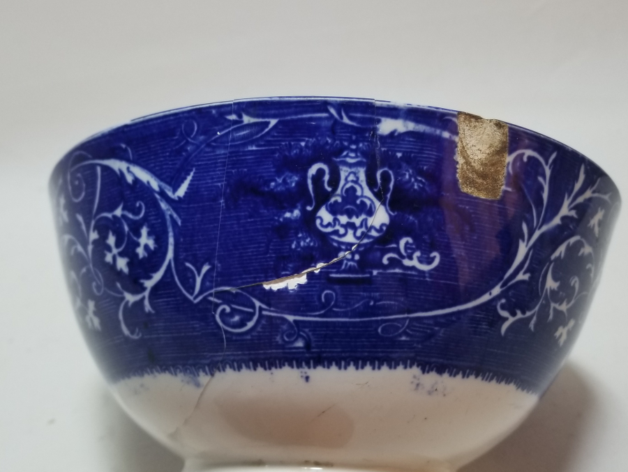 ALLAH HEKİMLERİ KORUSUN YAZILI OSMANLI DÖNEMİ ÇOK NADİR AY YILDIZ DAMGALI PORSELEN KASE