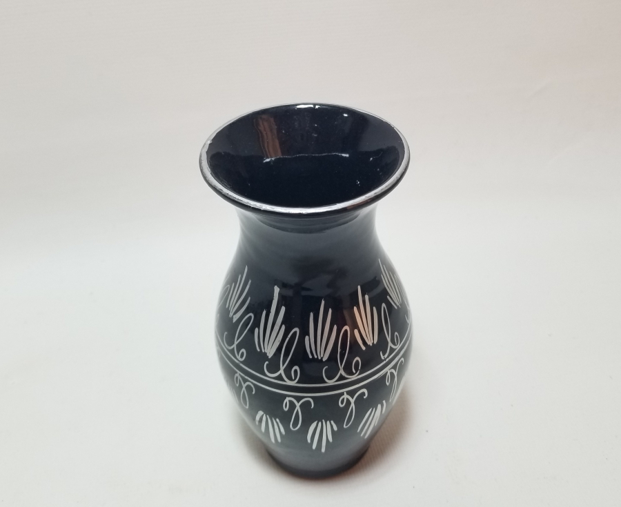 EL BOYAMA İŞÇİLİKLİ ANTİKA TOPRAK VAZO