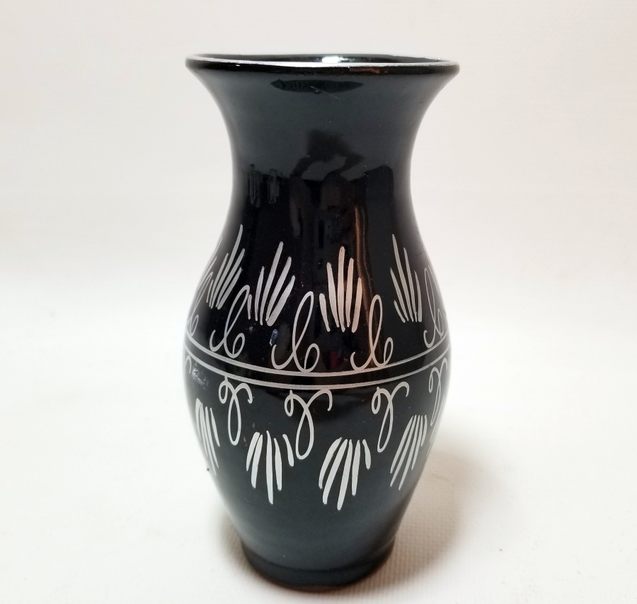 EL BOYAMA İŞÇİLİKLİ ANTİKA TOPRAK VAZO