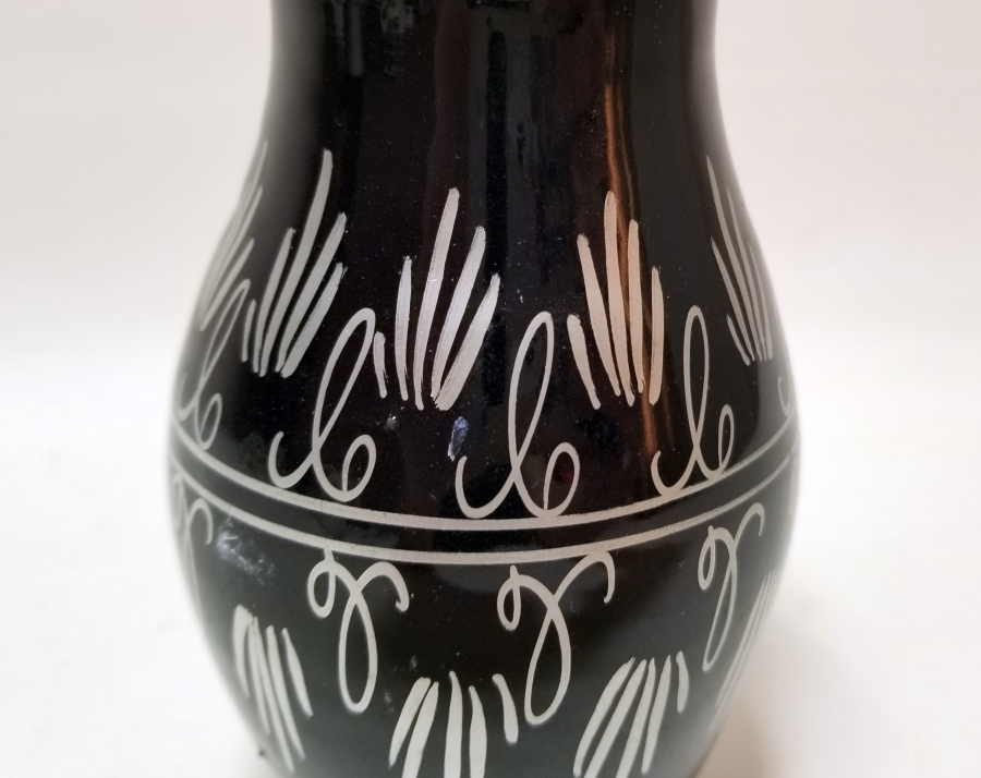 EL BOYAMA İŞÇİLİKLİ ANTİKA TOPRAK VAZO