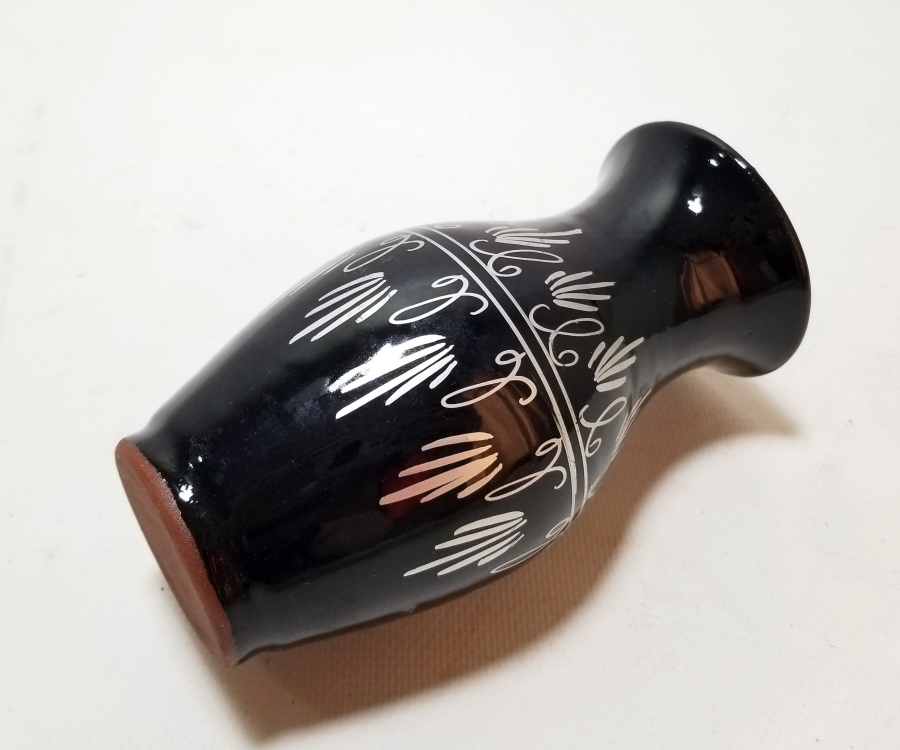 EL BOYAMA İŞÇİLİKLİ ANTİKA TOPRAK VAZO