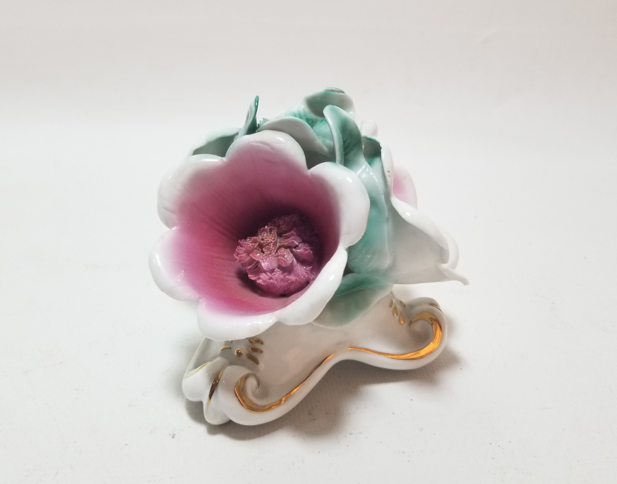 ALTIN VARAKLI ANTİKA PORSELEN BİBLO