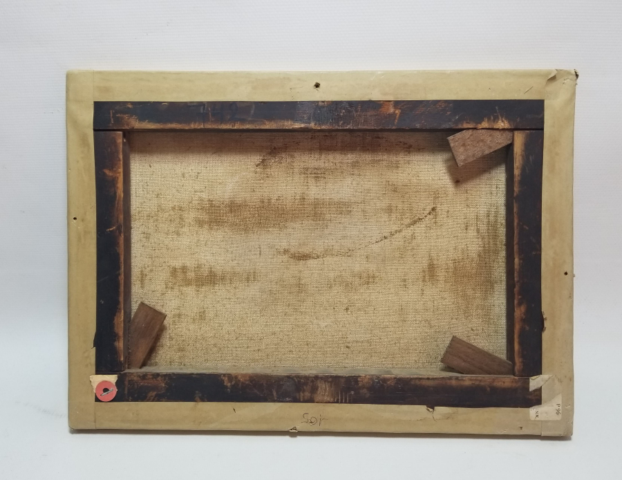 TUVAL ÜZERİ YAĞLIBOYA ANTİKA TABLO