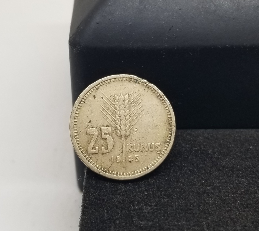 1945 YILI GÜMÜŞ 25 KURUŞ