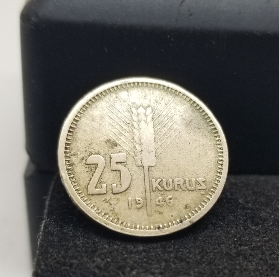 1946 YILI GÜMÜŞ 25 KURUŞ