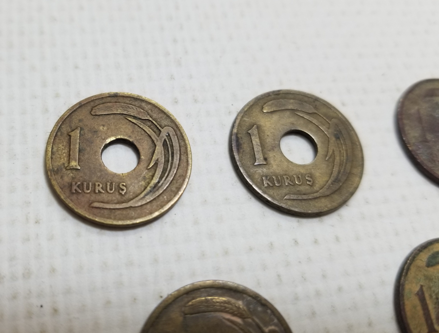 1948-1949-1950 YILLARINA AİT KOLEKSİYONLUK 1 KURUŞ LOTU