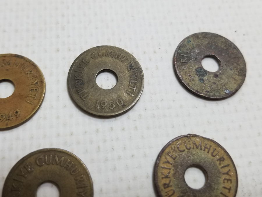 1948-1949-1950 YILLARINA AİT KOLEKSİYONLUK 1 KURUŞ LOTU