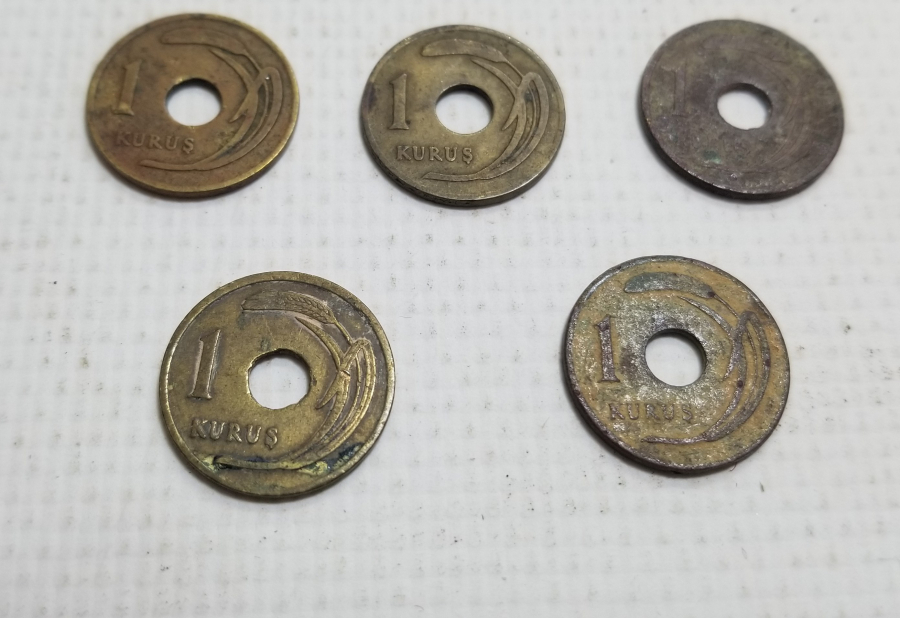 1948-1949-1950 YILLARINA AİT KOLEKSİYONLUK 1 KURUŞ LOTU