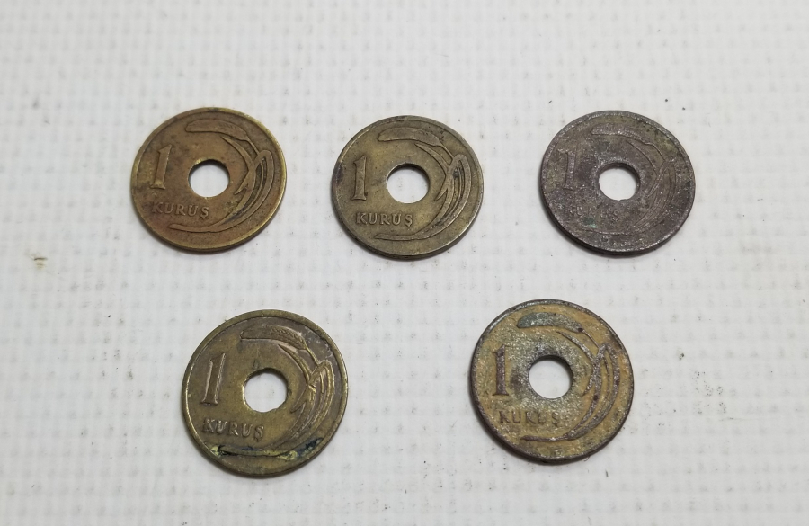 1948-1949-1950 YILLARINA AİT KOLEKSİYONLUK 1 KURUŞ LOTU