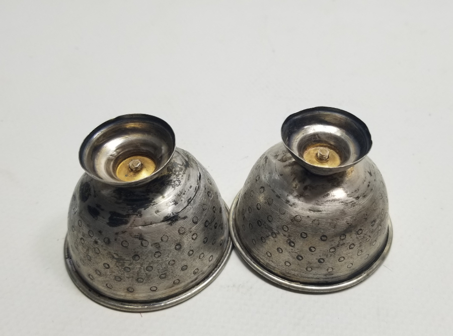 OSMANLI DÖNEMİ GÜMÜŞ ÇİFT FİNCAN ZARFI