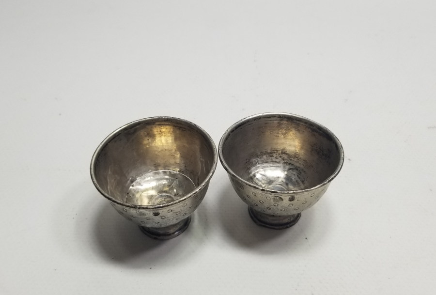 OSMANLI DÖNEMİ GÜMÜŞ ÇİFT FİNCAN ZARFI