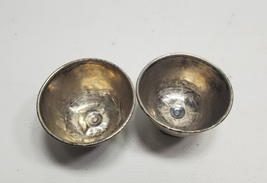 OSMANLI DÖNEMİ GÜMÜŞ ÇİFT FİNCAN ZARFI