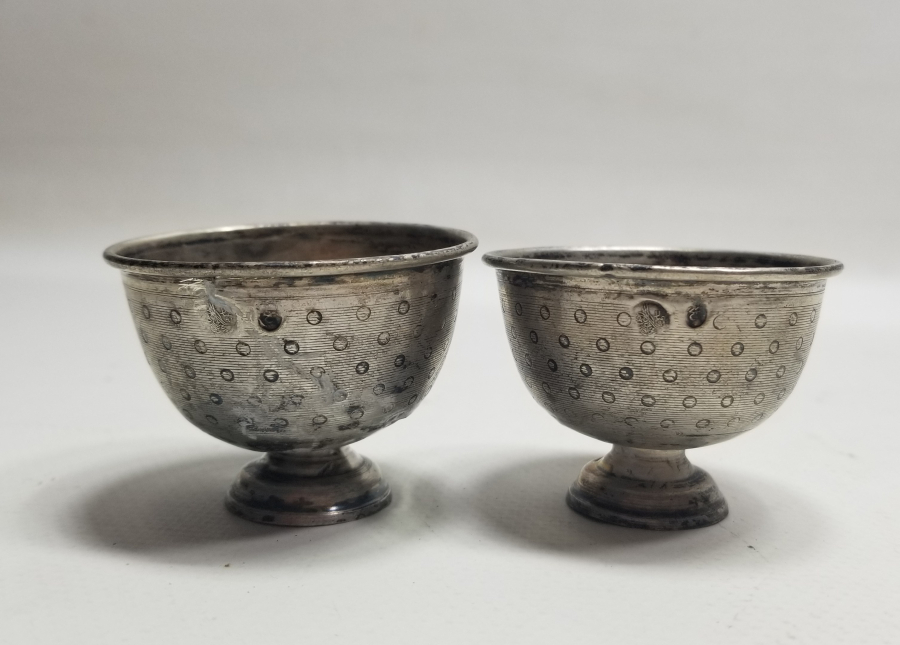 OSMANLI DÖNEMİ GÜMÜŞ ÇİFT FİNCAN ZARFI