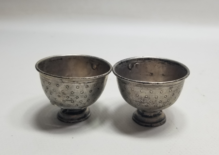 OSMANLI DÖNEMİ GÜMÜŞ ÇİFT FİNCAN ZARFI