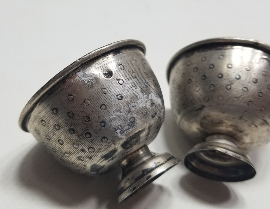 OSMANLI DÖNEMİ GÜMÜŞ ÇİFT FİNCAN ZARFI