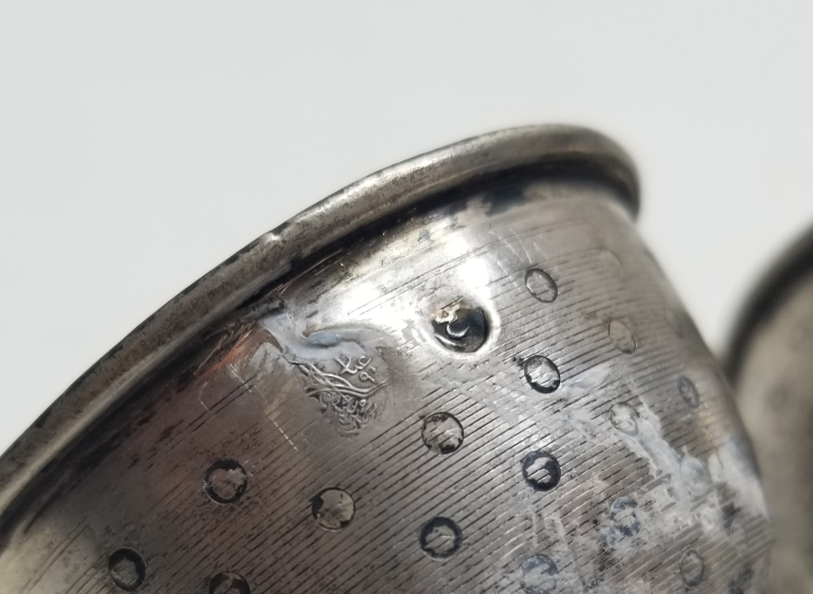 OSMANLI DÖNEMİ GÜMÜŞ ÇİFT FİNCAN ZARFI