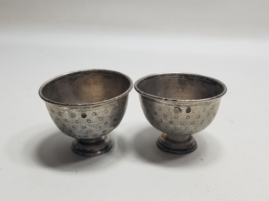 OSMANLI DÖNEMİ GÜMÜŞ ÇİFT FİNCAN ZARFI