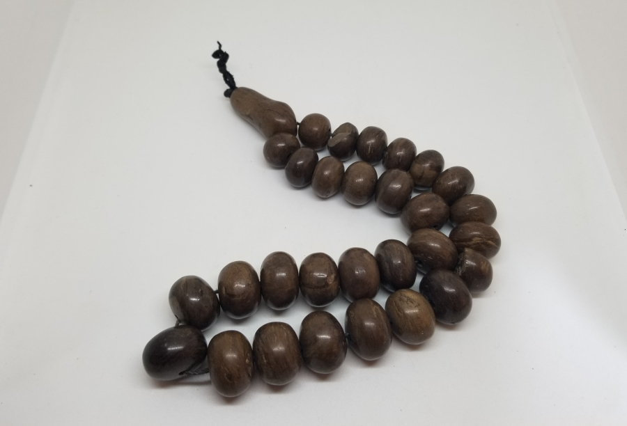 NADİR TİPTE USTA İŞİ EL YAPIMI DOĞAL TAŞ TESPİH