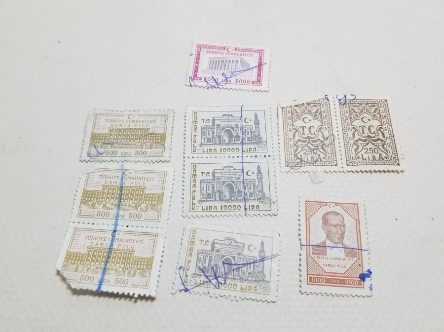 ANTİKA YERLİ PUL LOTU