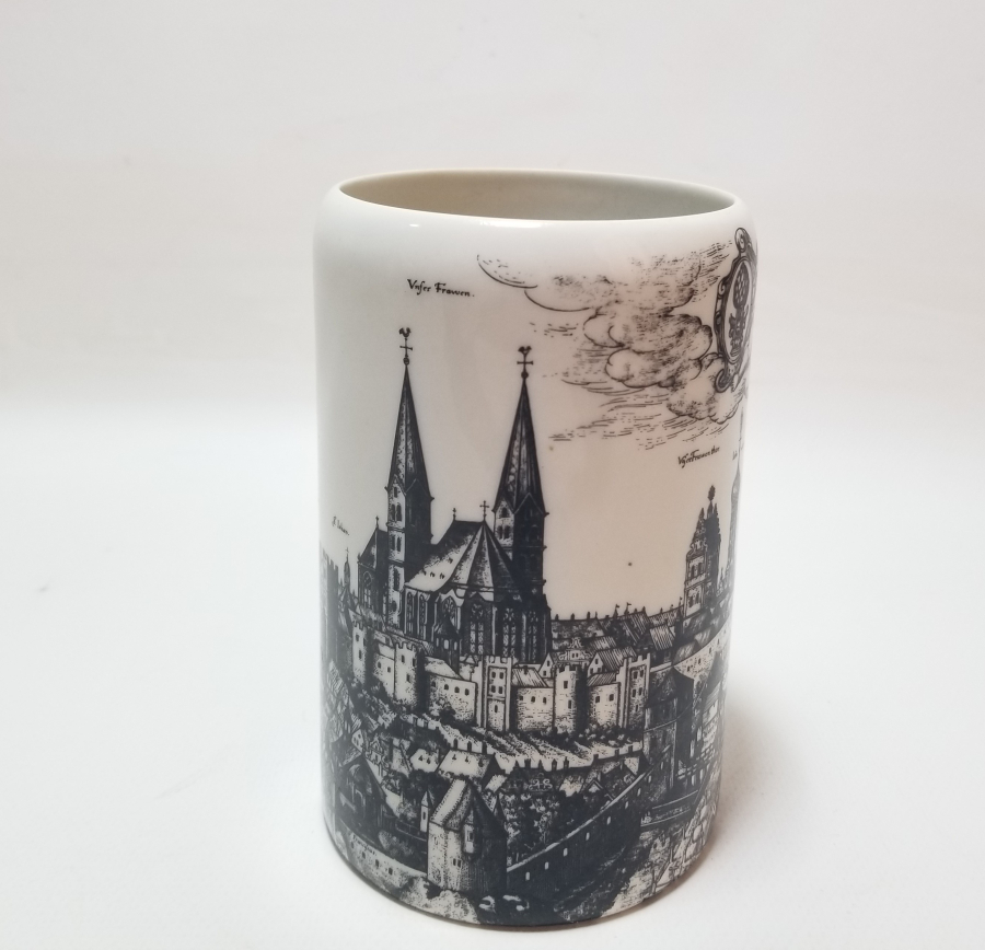 ANTİKA PORSELEN TANKART - BİRA BARDAĞI