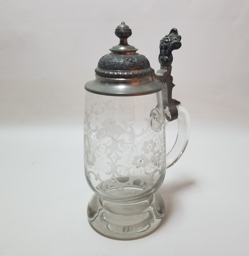 ANTİKA TANKART - BİRA BARDAĞI