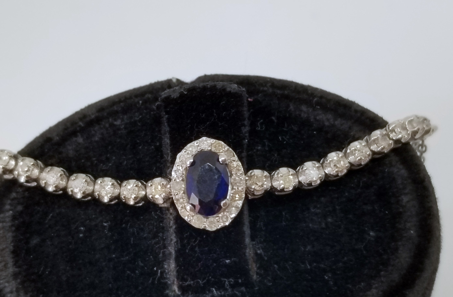 PIRLANTA TAŞLI ÖZEL YAPIM BİLEKLİK