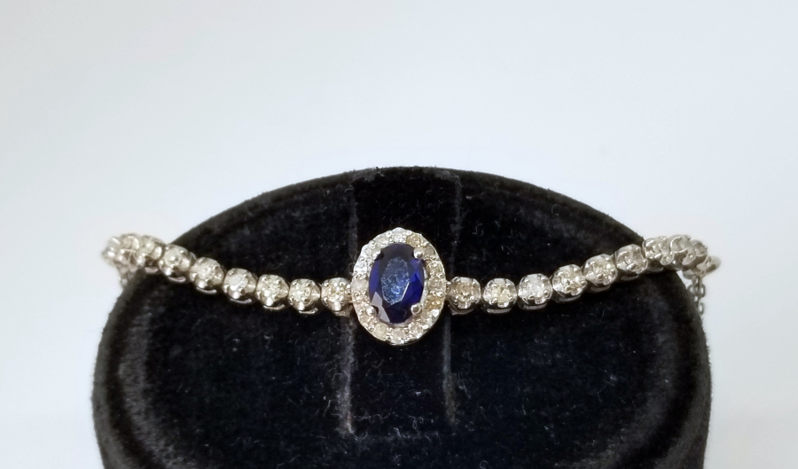 PIRLANTA TAŞLI ÖZEL YAPIM BİLEKLİK