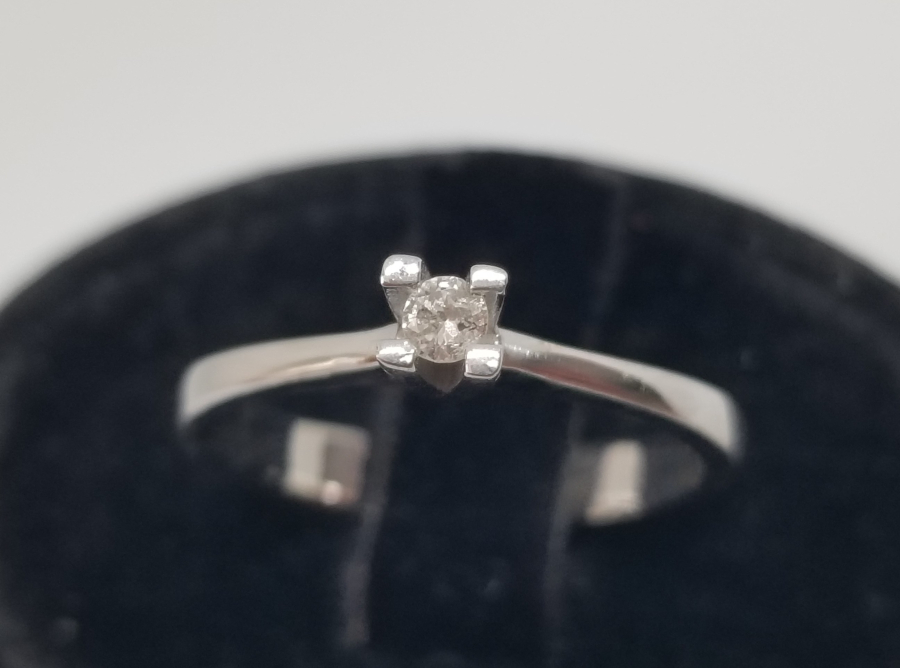 PIRLANTA TAŞLI TEKTAŞ YÜZÜK