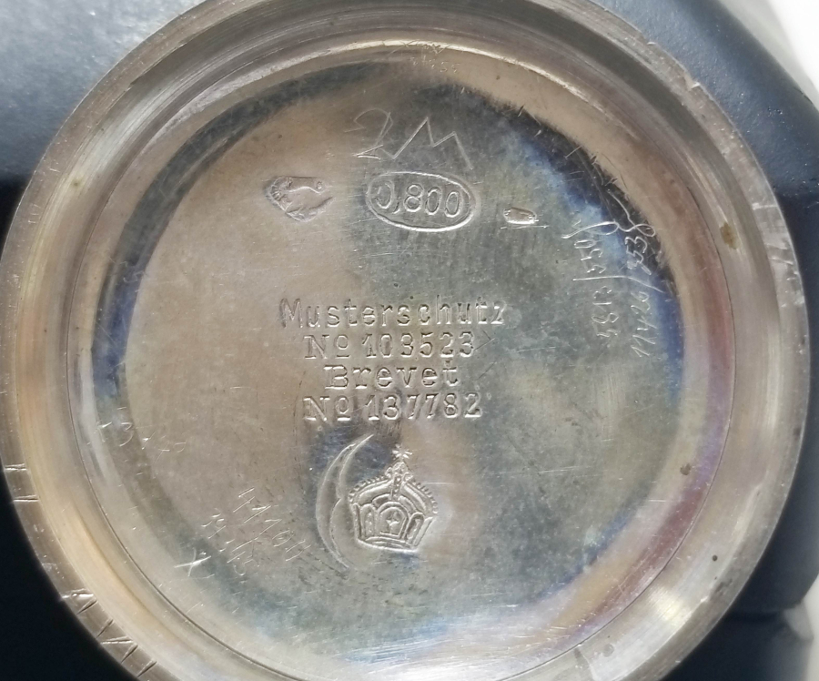 ORİJİNAL KUTUSUNDA KURMALI ANTİKA GÜMÜŞ KASA CEP SAATİ