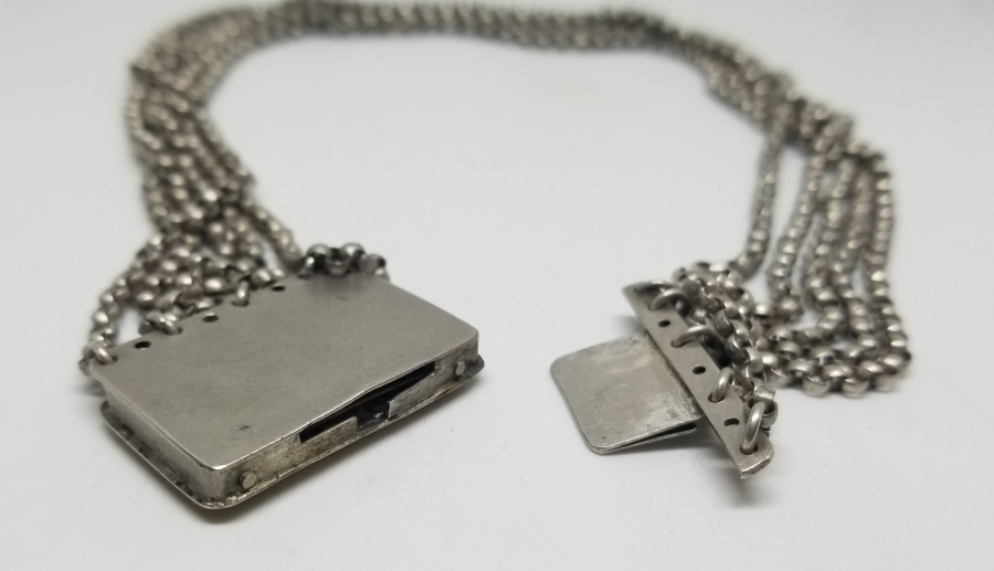 EL YAPIMI ANTİKA İNGİLİZ GERDANLIK - BOYUNLUK