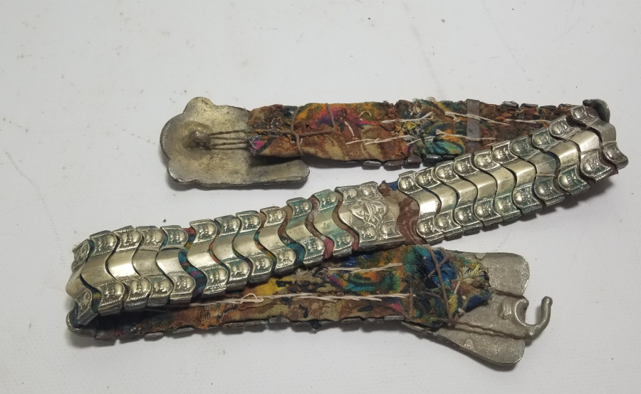 KABARTMA İŞÇİLİKLİ ANTİKA GELİN KEMERİ