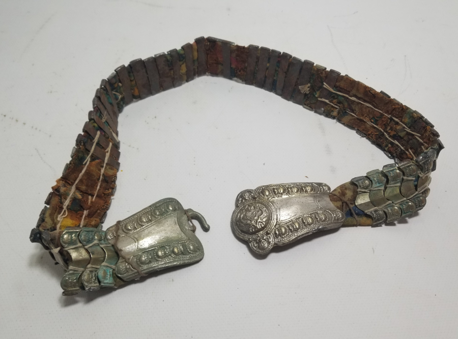 KABARTMA İŞÇİLİKLİ ANTİKA GELİN KEMERİ