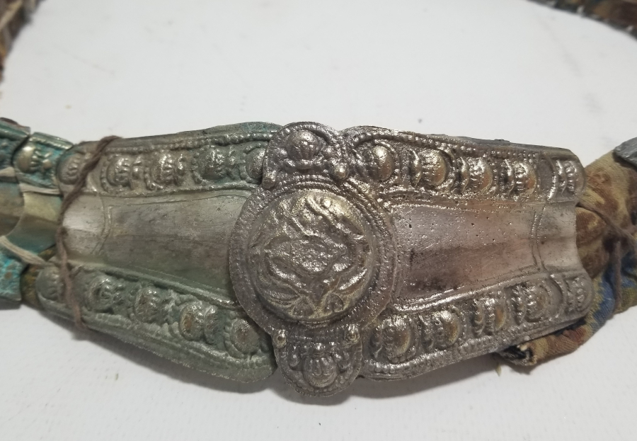 KABARTMA İŞÇİLİKLİ ANTİKA GELİN KEMERİ