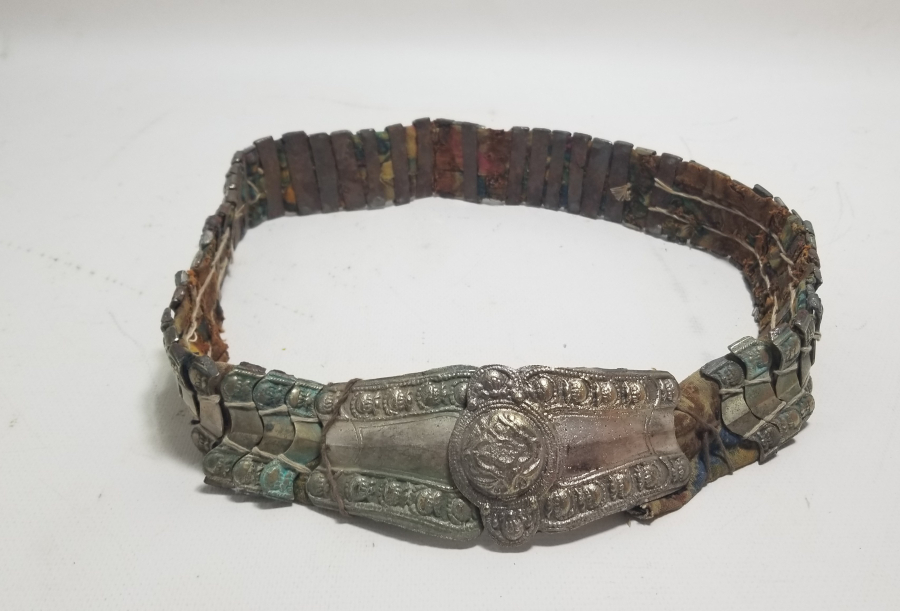 KABARTMA İŞÇİLİKLİ ANTİKA GELİN KEMERİ