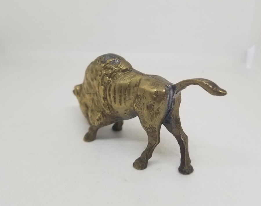 PİRİNÇ DÖKÜM DEKORATİF BOĞA FİGÜRÜ