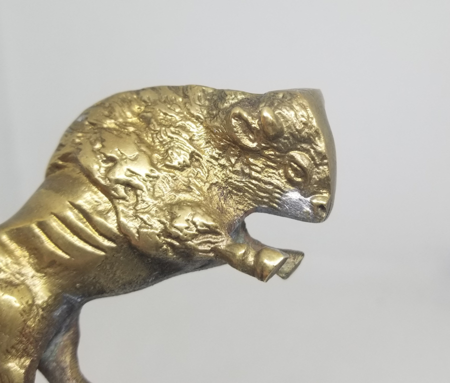 PİRİNÇ DÖKÜM DEKORATİF BOĞA FİGÜRÜ