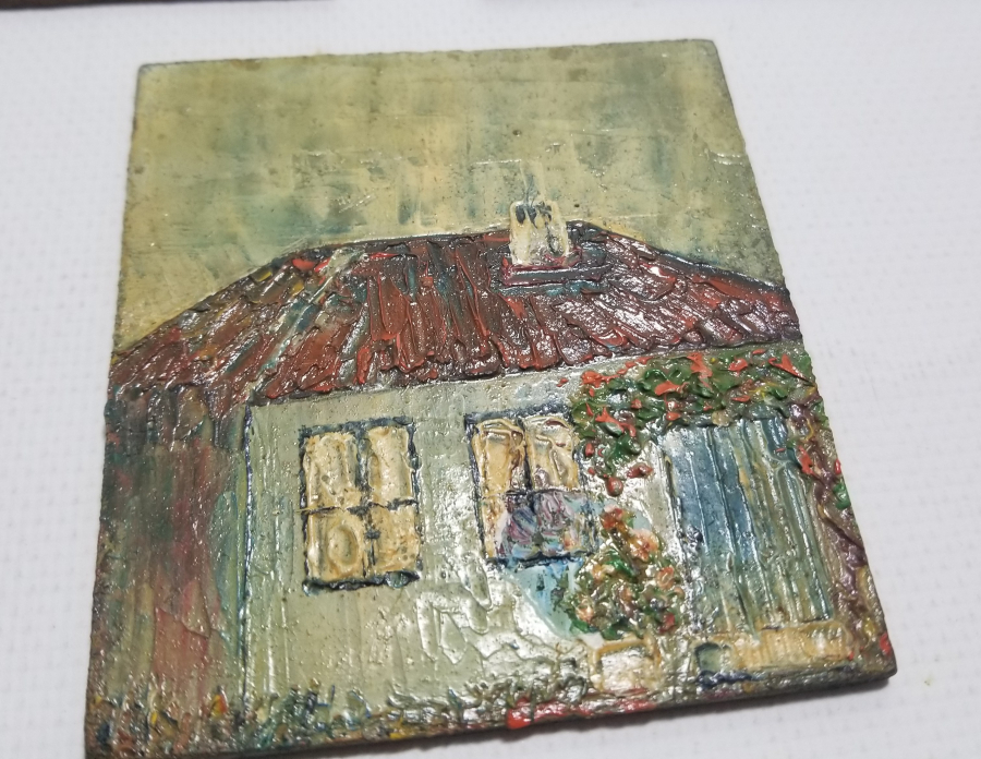 EL YAPIMI ÜÇ ADET DEKORATİF RESİM