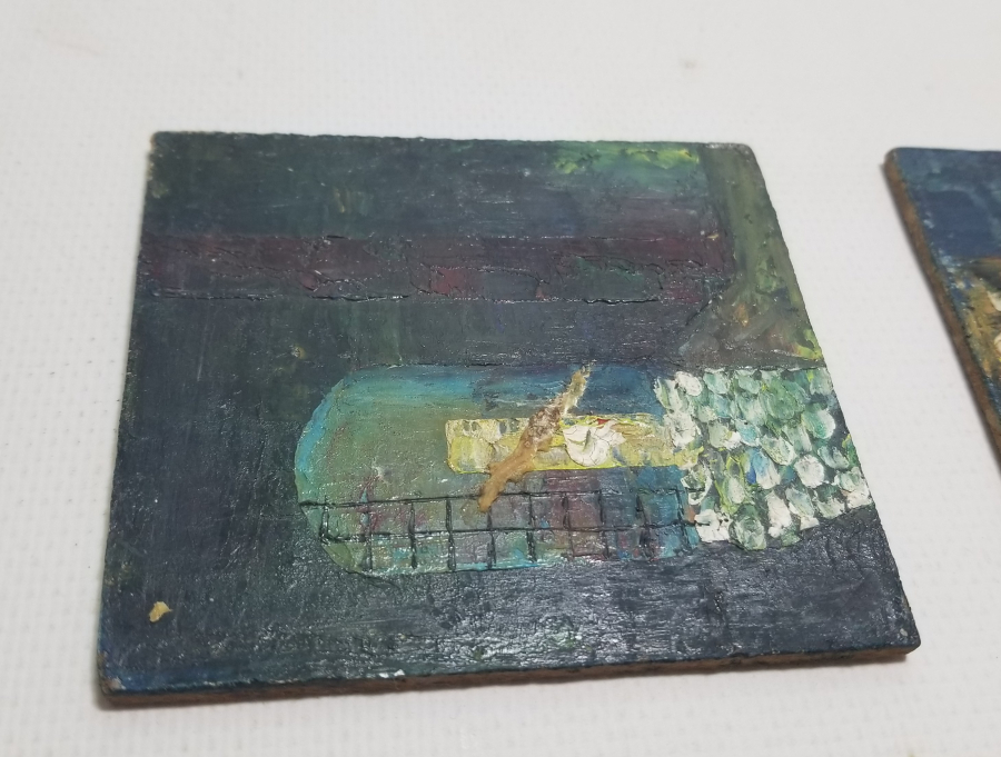 EL YAPIMI ÜÇ ADET DEKORATİF RESİM