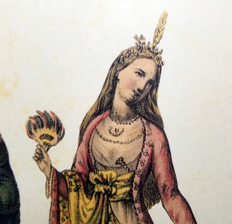 ORYANTALİST GÖRSELLİ ANTİKA GRAVÜR