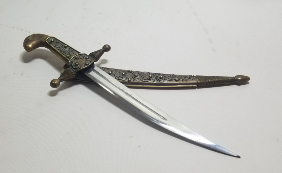 EL YAPIMI DEKORATİF ÇERKES KAMASI