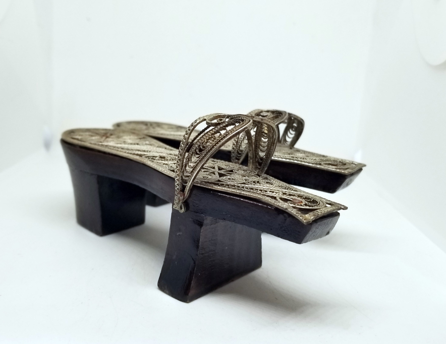 TELKARİ İŞÇİLİKLİ ANTİKA DEKORATİF NALIN - TAKUNYA