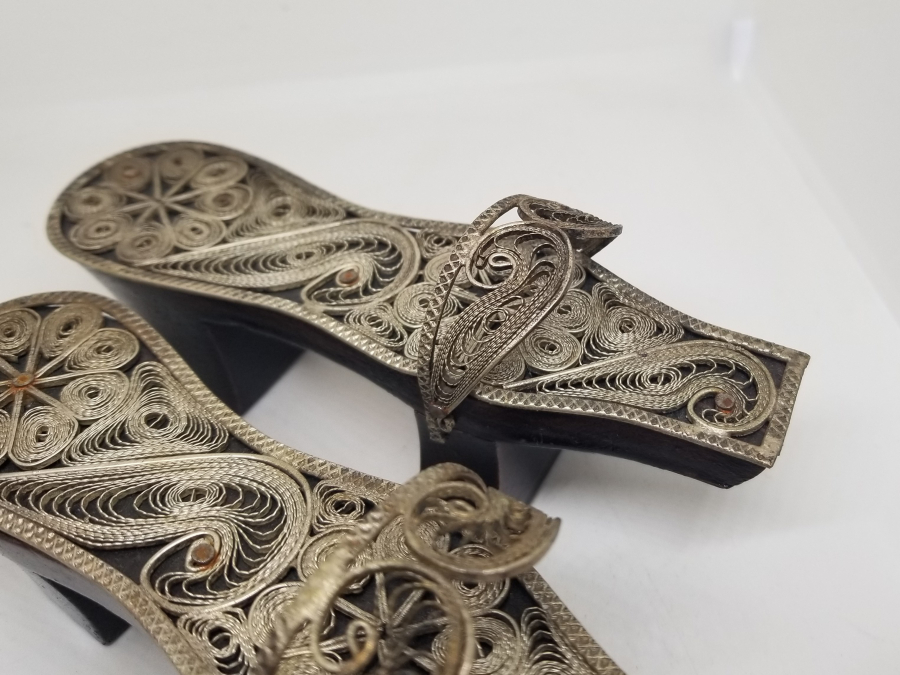 TELKARİ İŞÇİLİKLİ ANTİKA DEKORATİF NALIN - TAKUNYA